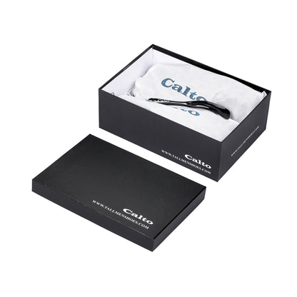 J1420 - 2.8 Inches Taller (Onyx) - Leather Men's Loafers