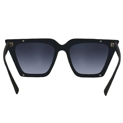 The CEO - Black Faded Black Lens Cateye Sunglasses