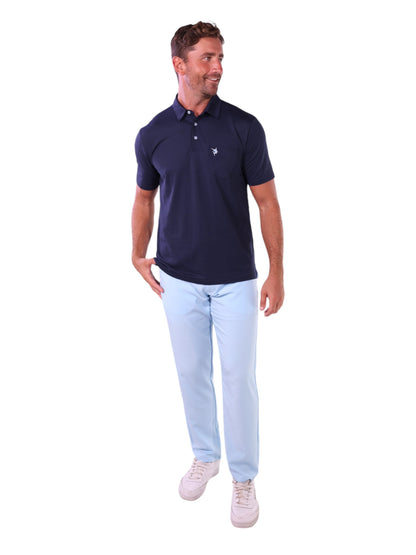 Men's Charleston Classic Cotton Polo. Navy