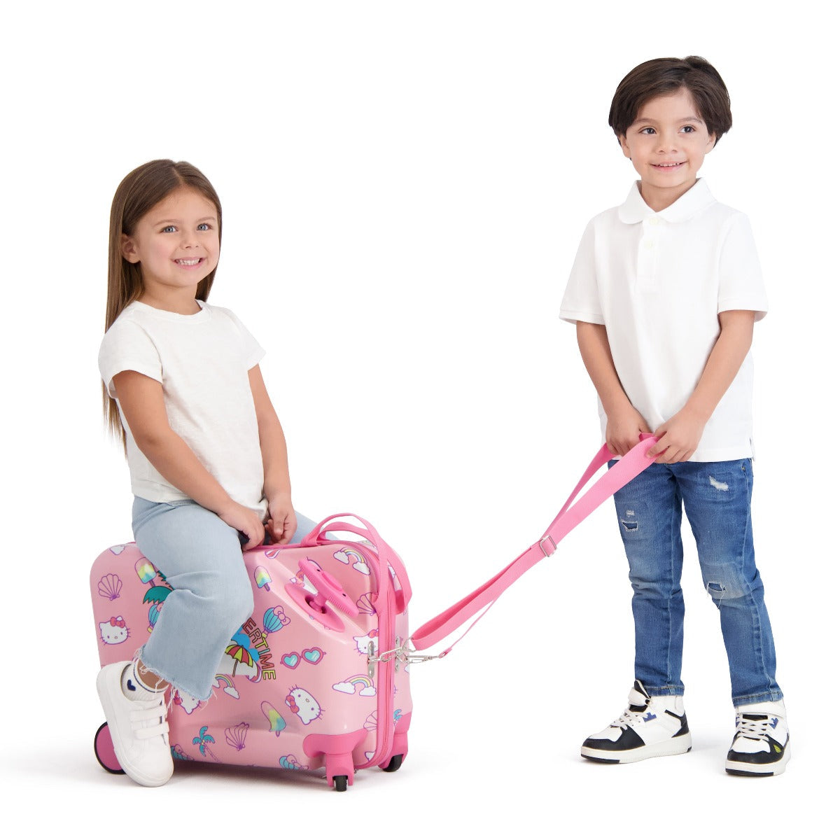 Hello Kitty Ride-on Summertime Kids 14.5" Luggage