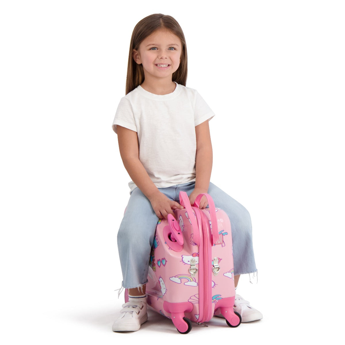 Hello Kitty Ride-on Summertime Kids 14.5" Luggage