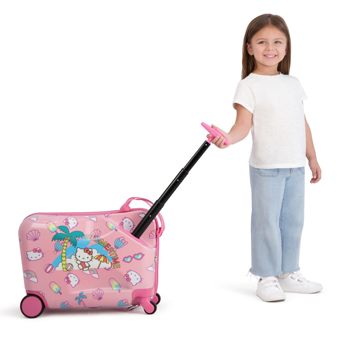 Hello Kitty Ride-on Summertime Kids 14.5" Luggage