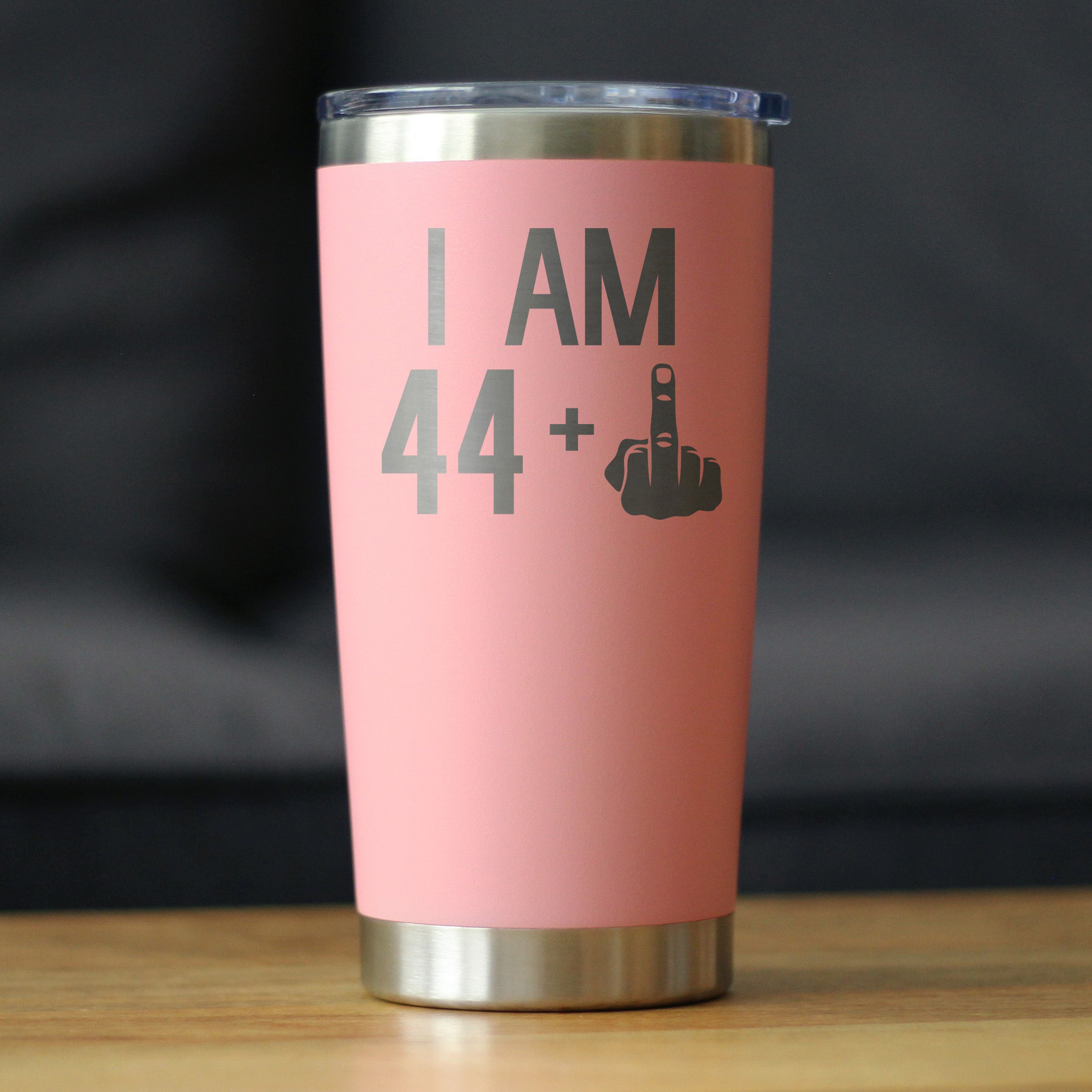 44 + 1 Middle Finger - 20 oz Coffee Tumbler