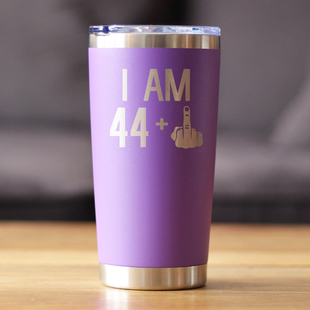 44 + 1 Middle Finger - 20 oz Coffee Tumbler