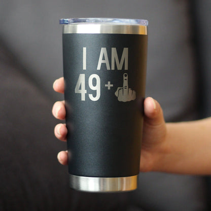 49 + 1 Middle Finger - 20 oz Coffee Tumbler