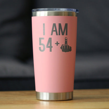 54 + 1 Middle Finger - 20 oz Coffee Tumbler