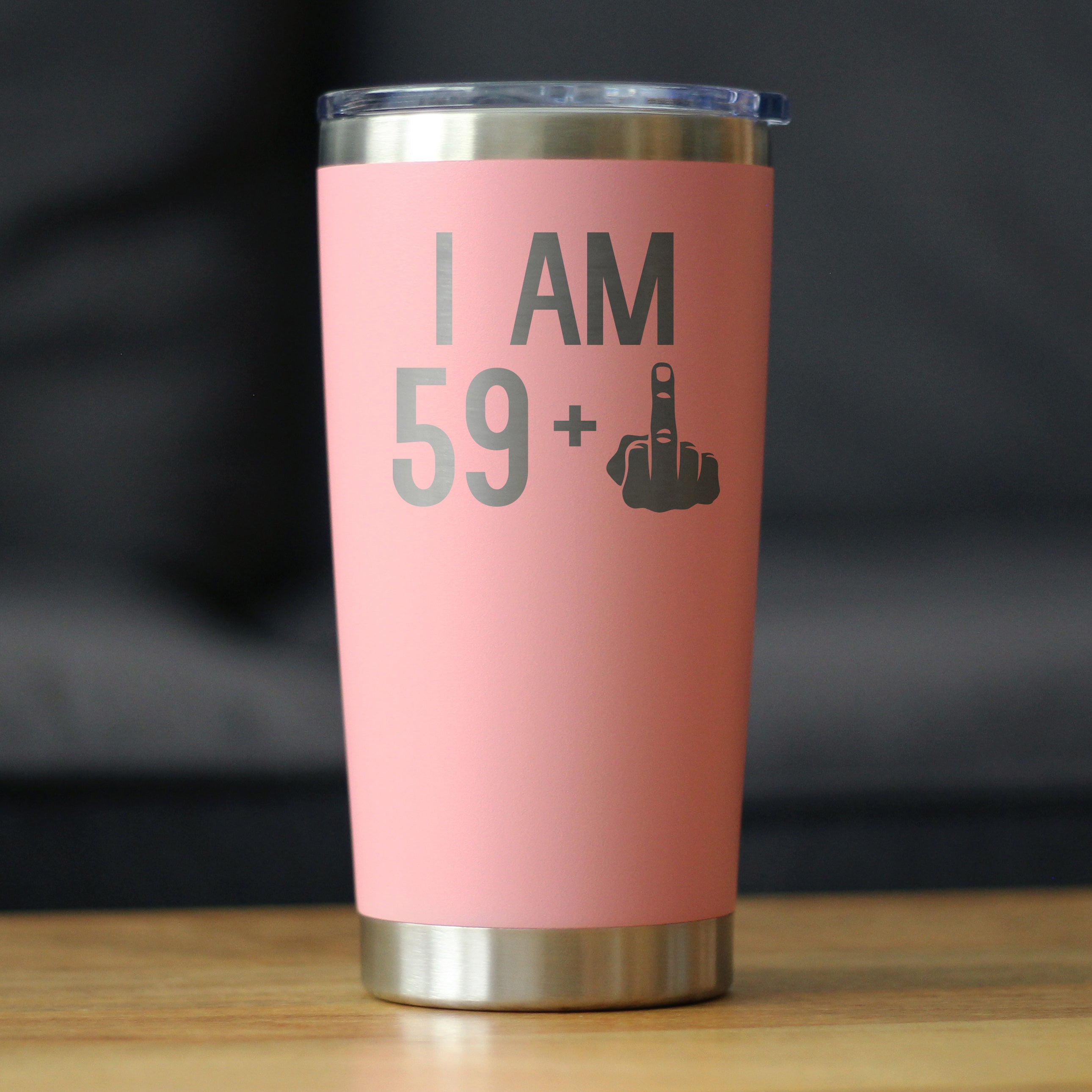 59 + 1 Middle Finger - 20 oz Coffee Tumbler