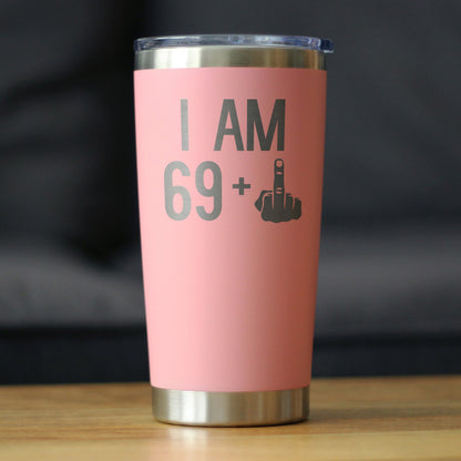 69 + 1 Middle Finger - 20 oz Coffee Tumbler