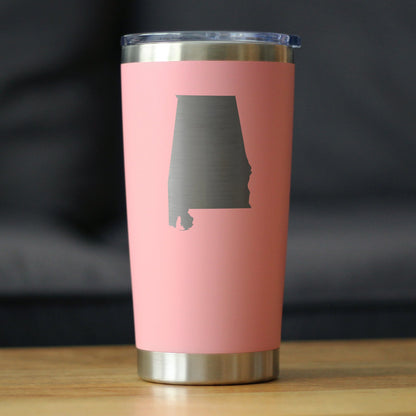 Alabama State Outline - 20 oz Coffee Tumbler