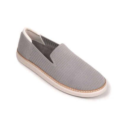 Grounding  Slip-On Shoes • Grey Bamboo Knit
