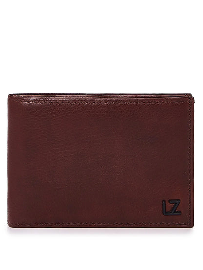 Coffee Leather 8 Card Bifold Wallet