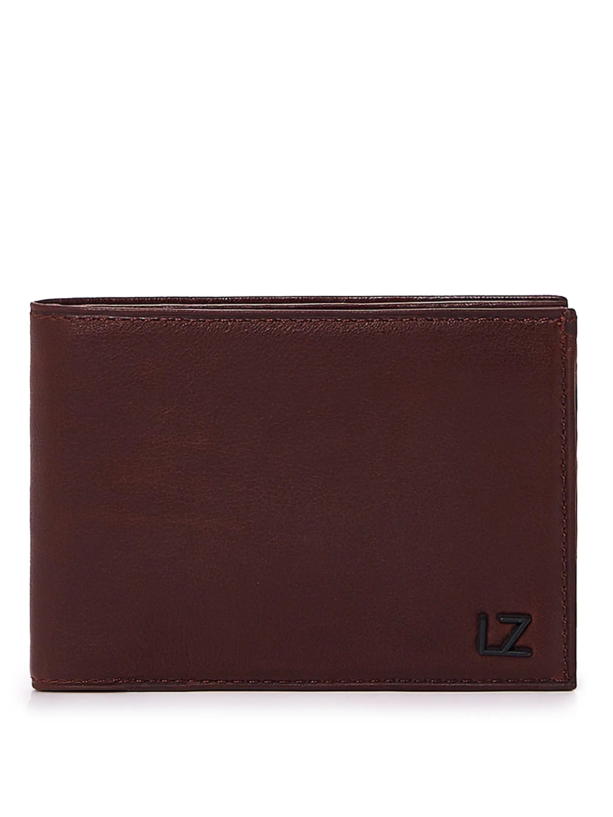 Coffee Leather Slim Wallet