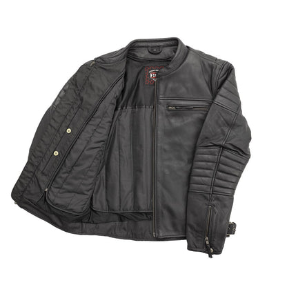 Commuter Men's Motorcycle Leather Jacket