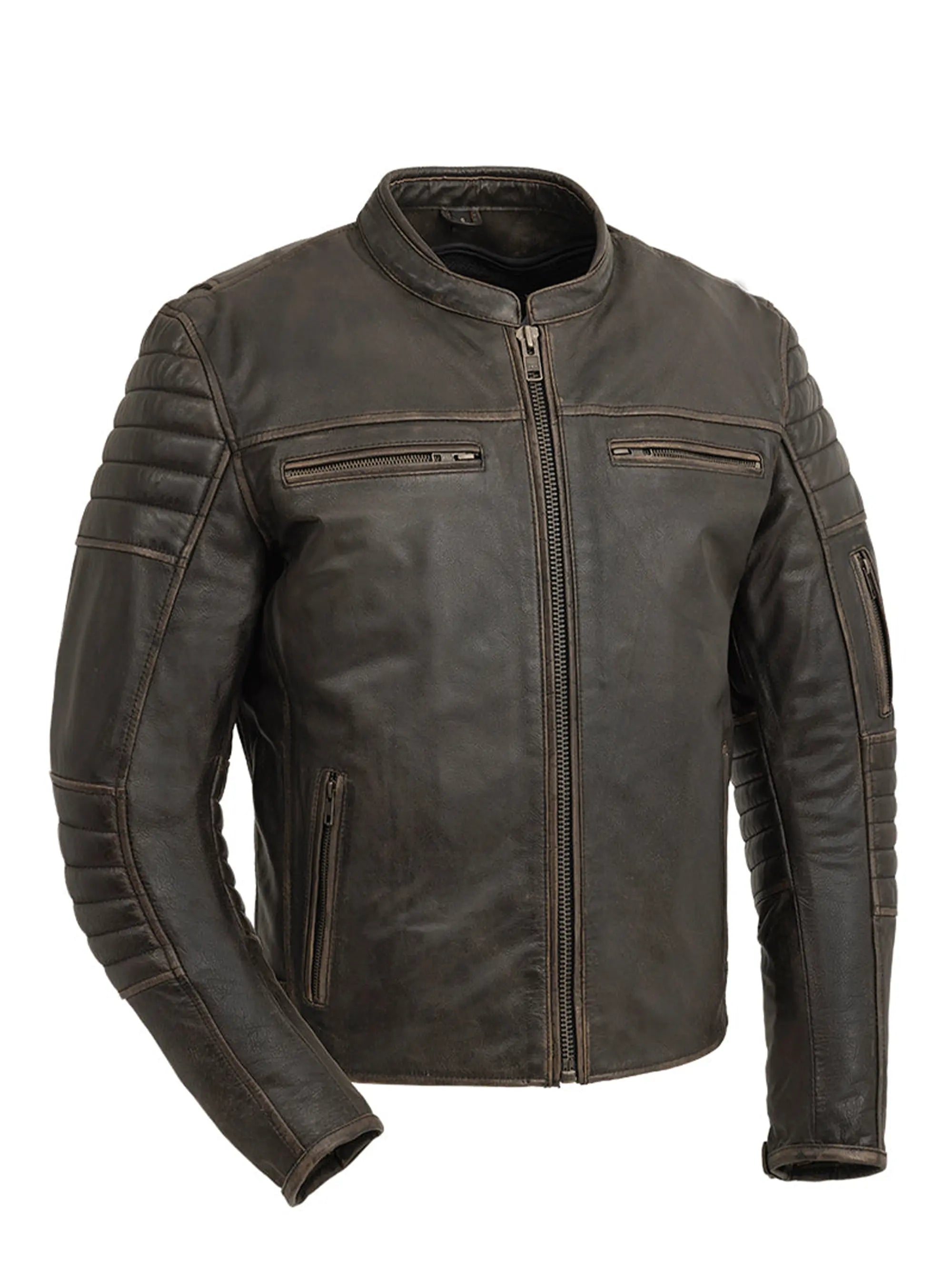 Commuter Men's Motorcycle Leather Jacket