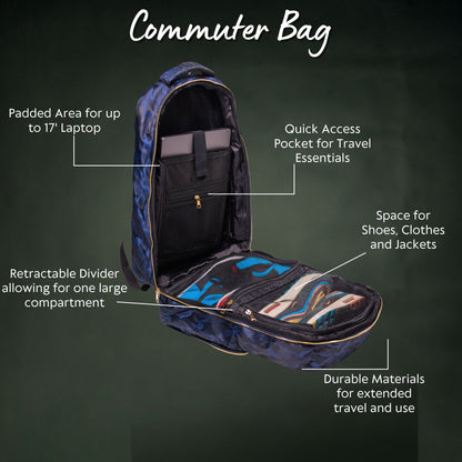 Black Leather Backpack Daily Commuter Bag