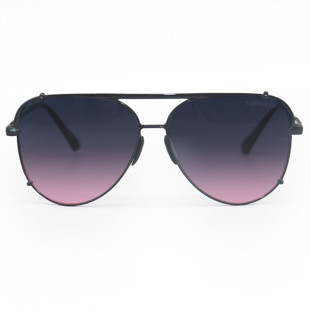 Cristina - Tangle Free - Faded Purple & Pink Aviator Sunglasses