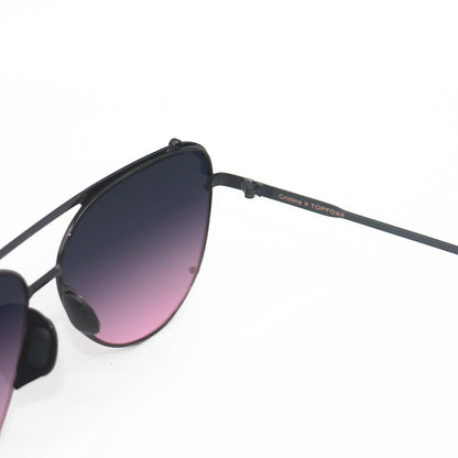 Cristina - Tangle Free - Faded Purple & Pink Aviator Sunglasses