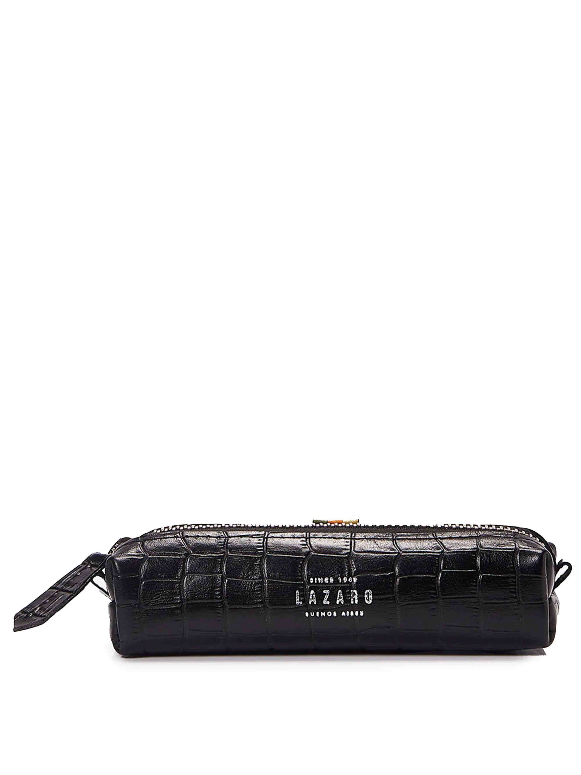 Croco Leather Pencil Case