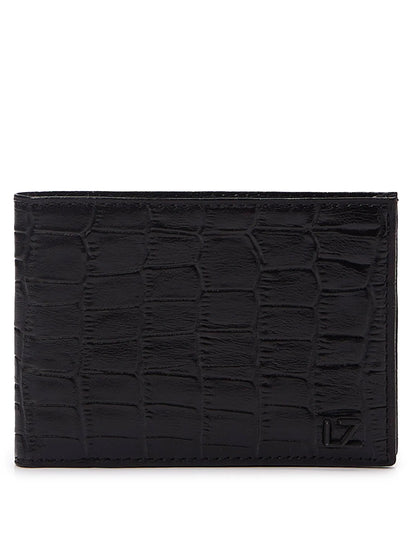 Croco Leather Slim Wallet