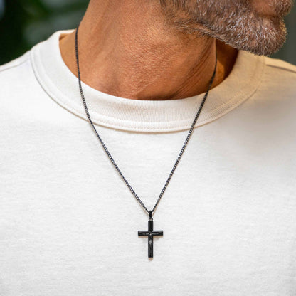 Crucifix Pendant - Stealth
