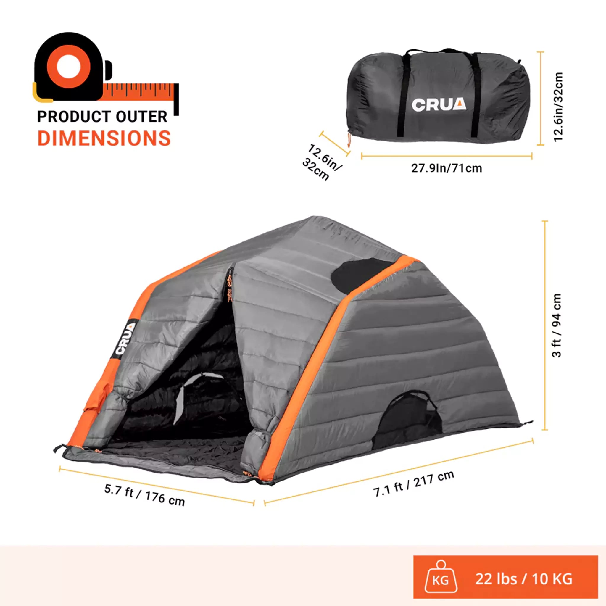 CULLA HAUL MAXX 3 Person Insulated Inner Tent