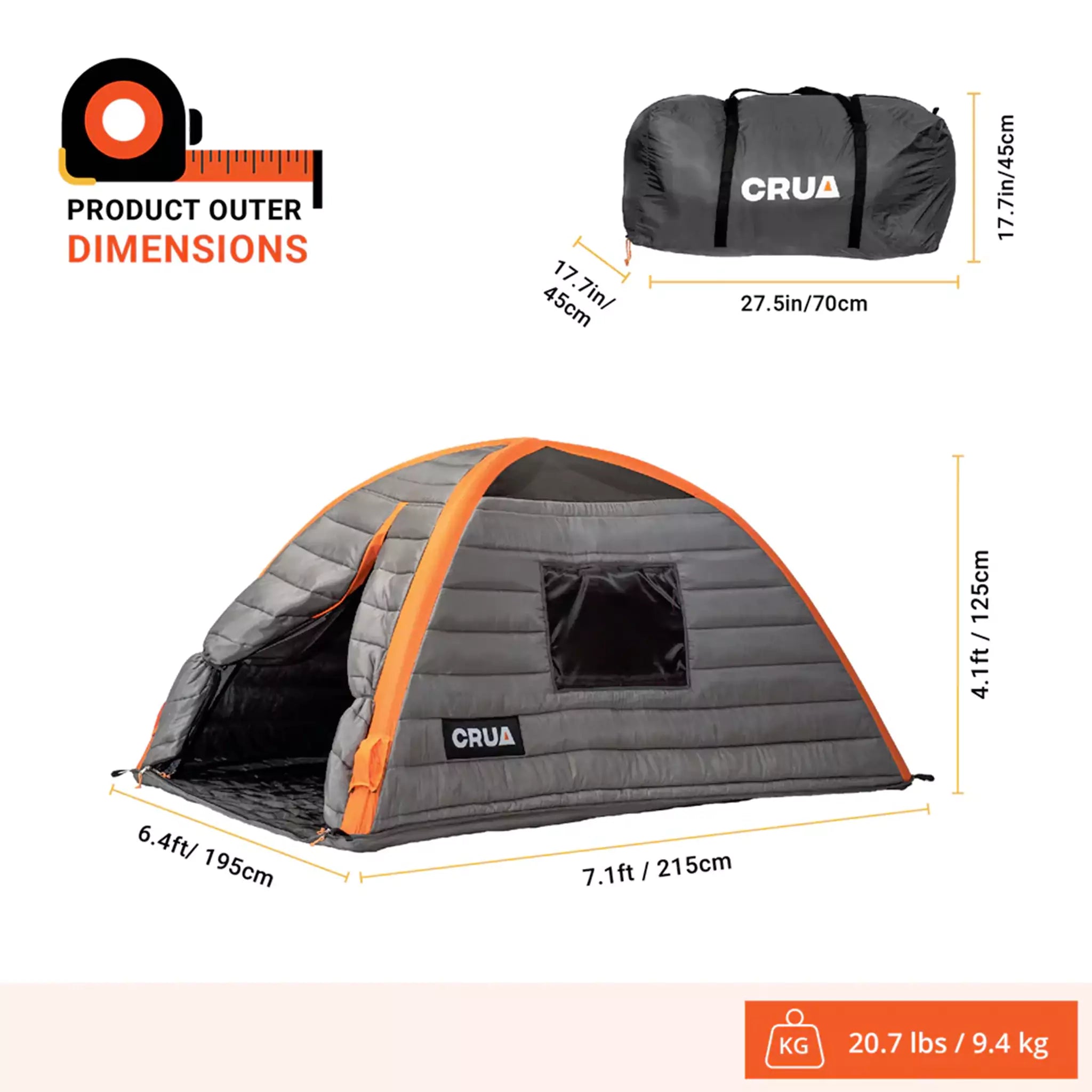 CULLA MAXX 3 Person Insulated Inner Tent