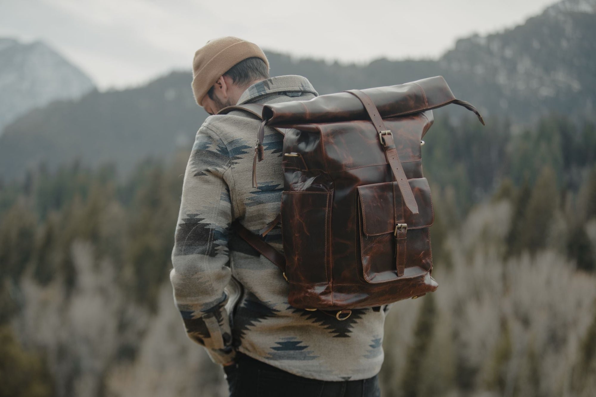 Kobuk Leather Backpack
