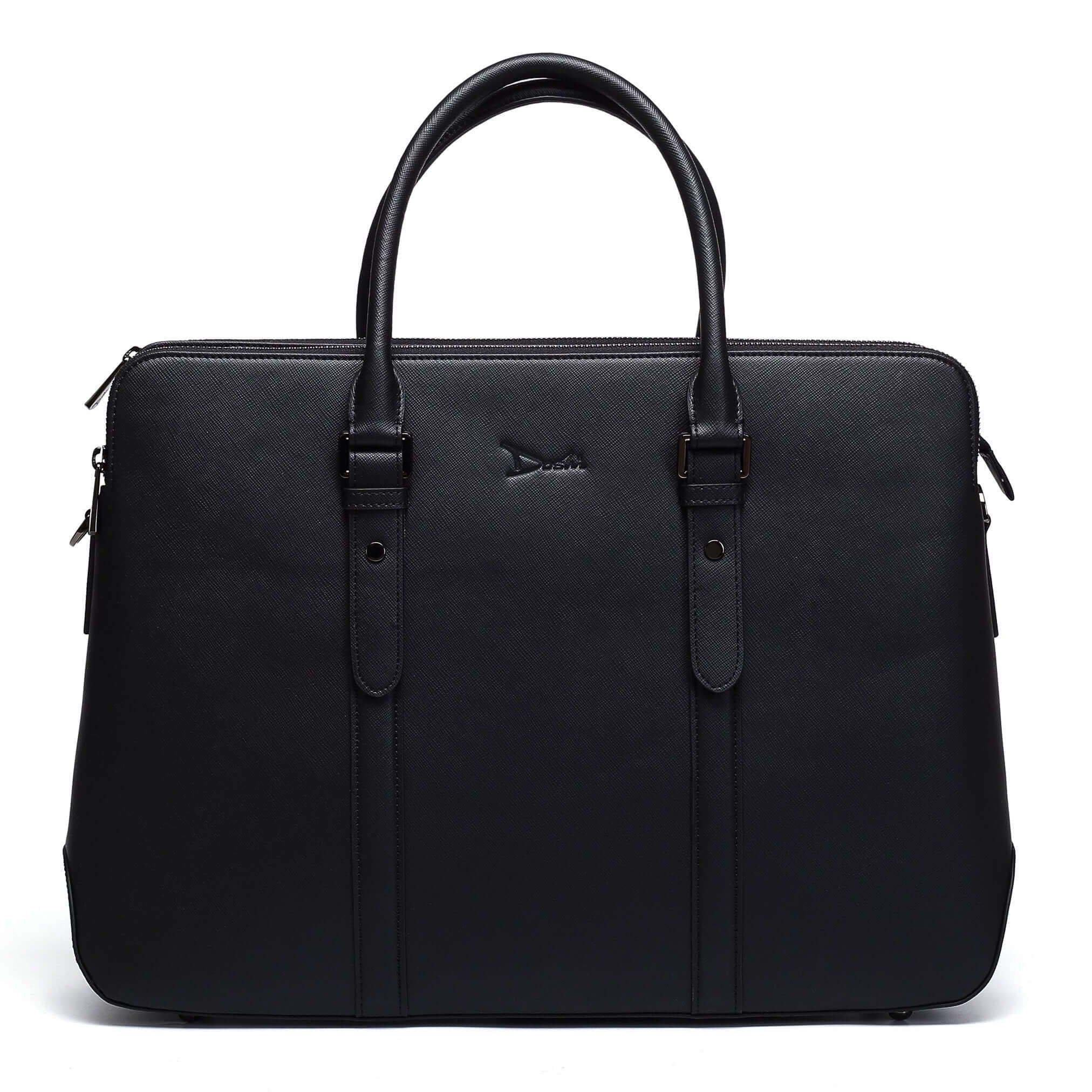 Large Classic Women's Vegan Briefcase 3