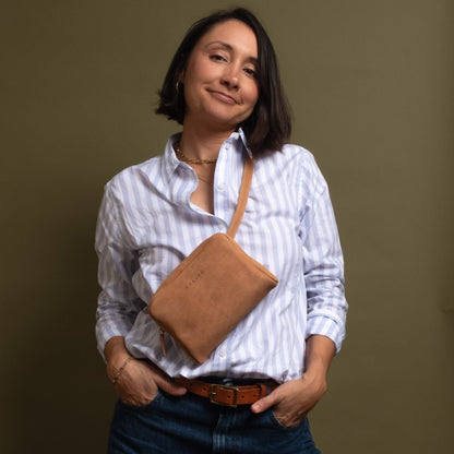 Fanny Pack Crossbody Bag - Sand