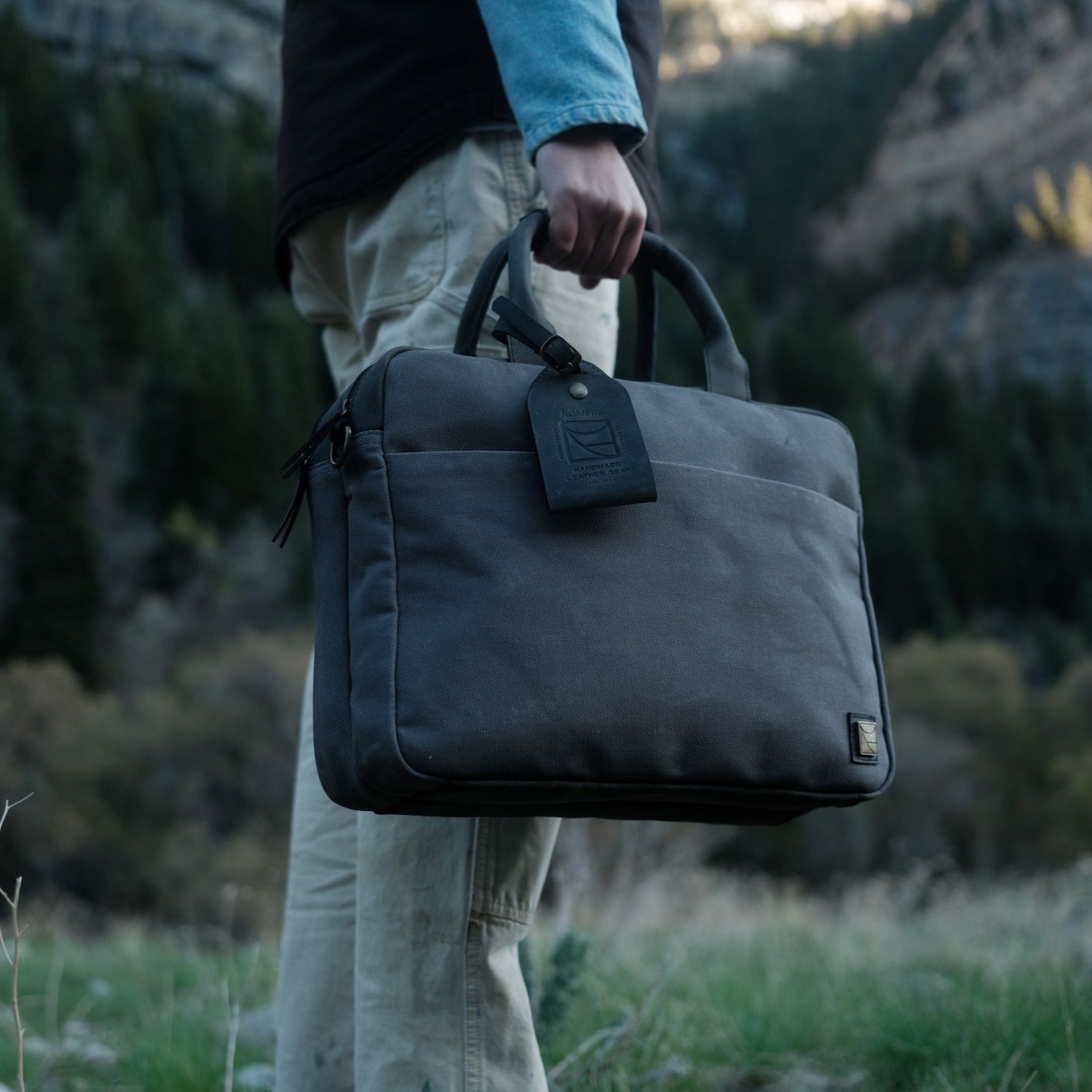 Waxed Canvas Pilot Bag
