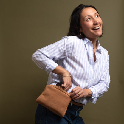 Fanny Pack Crossbody Bag - Sand