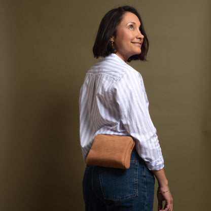 Fanny Pack Crossbody Bag - Sand