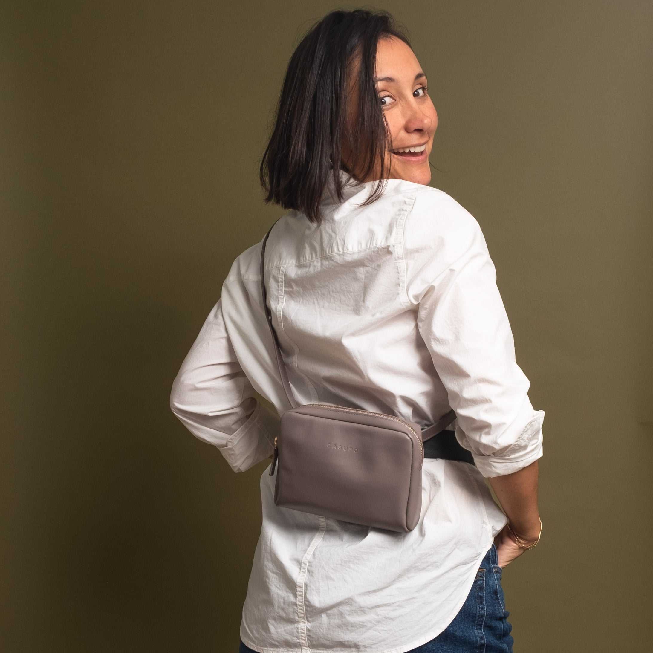 Fanny Pack Crossbody Bag - Misty Lilac