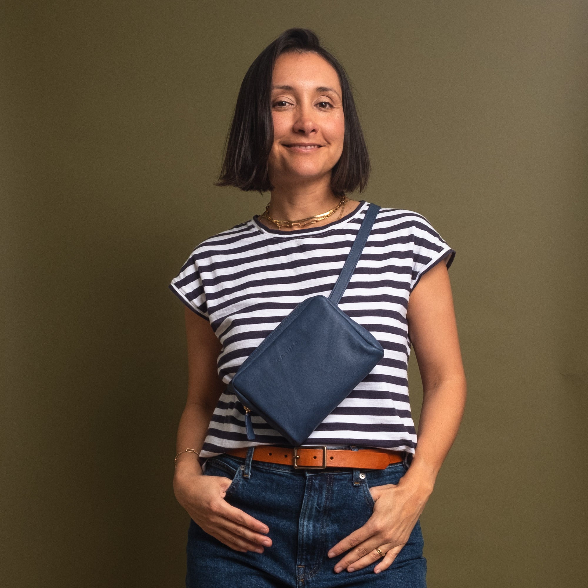 Fanny Pack Crossbody Bag - Blue