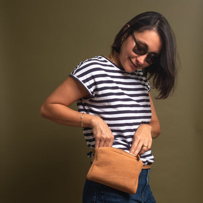 Fanny Pack Crossbody Bag - Sand
