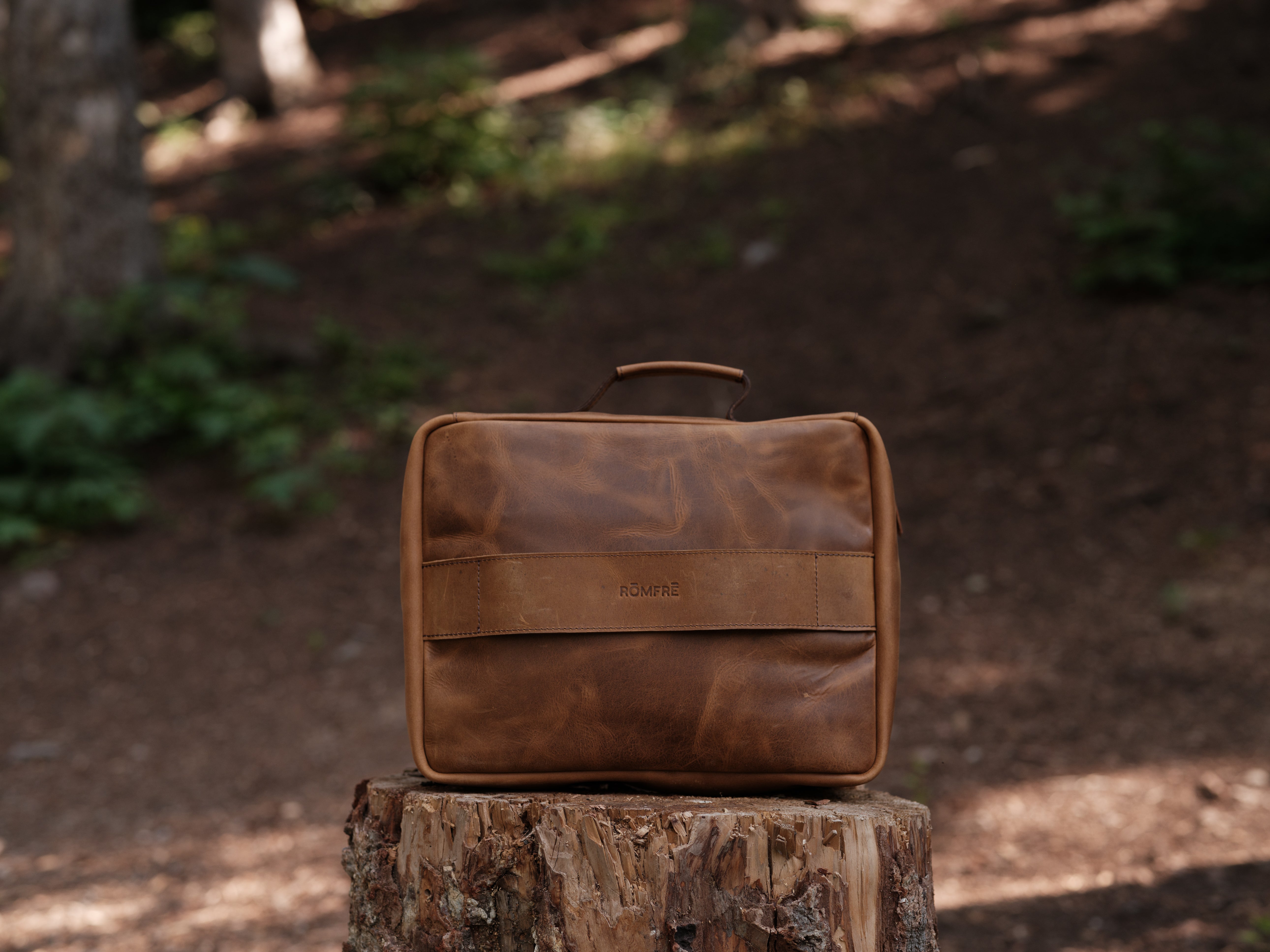 Leather CPAP Travel Briefcase