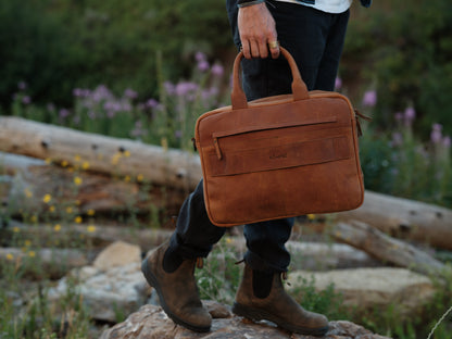 Leather Pilot Briefcase