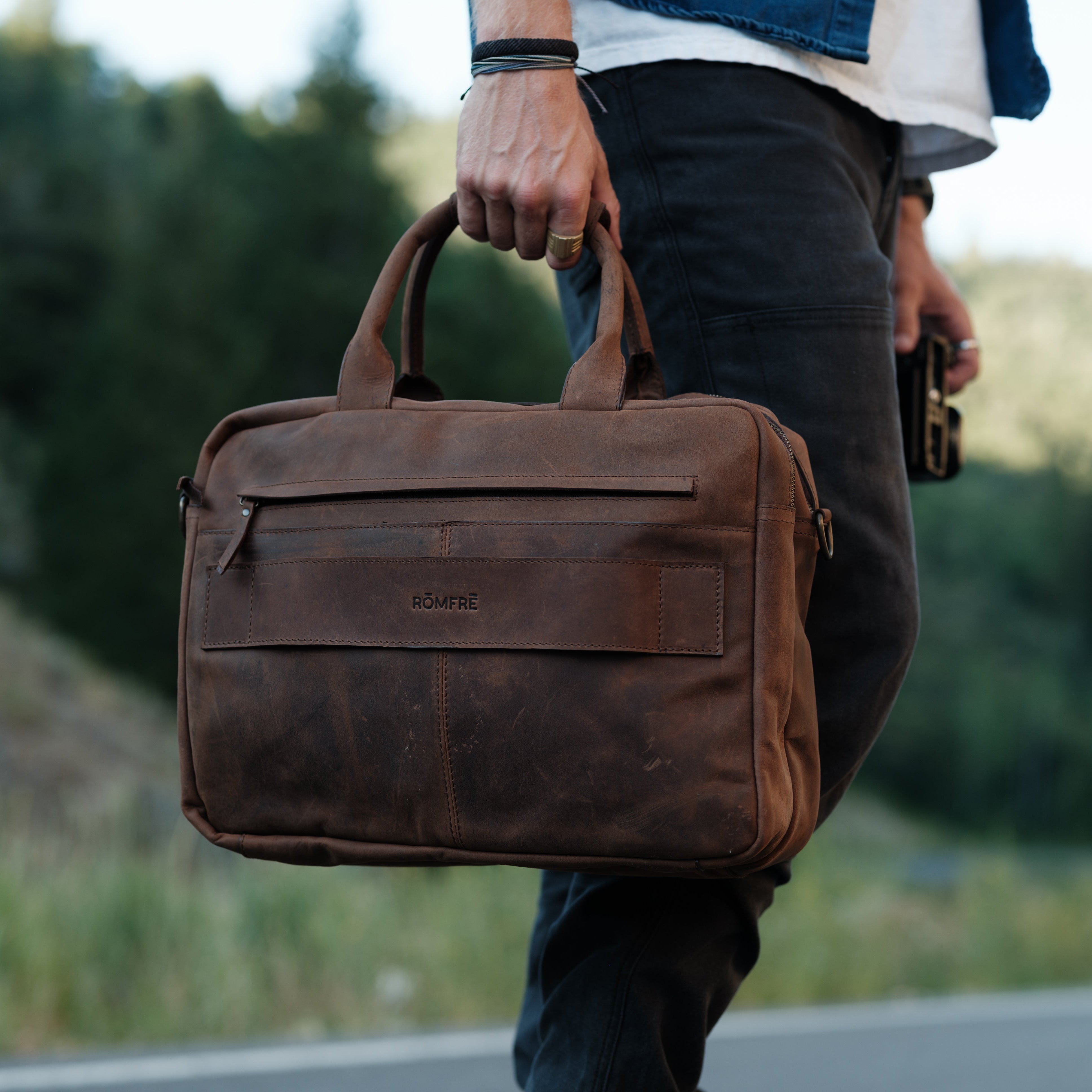 Leather Pilot Briefcase