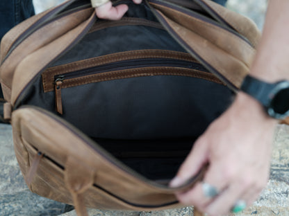 Leather Pilot Briefcase
