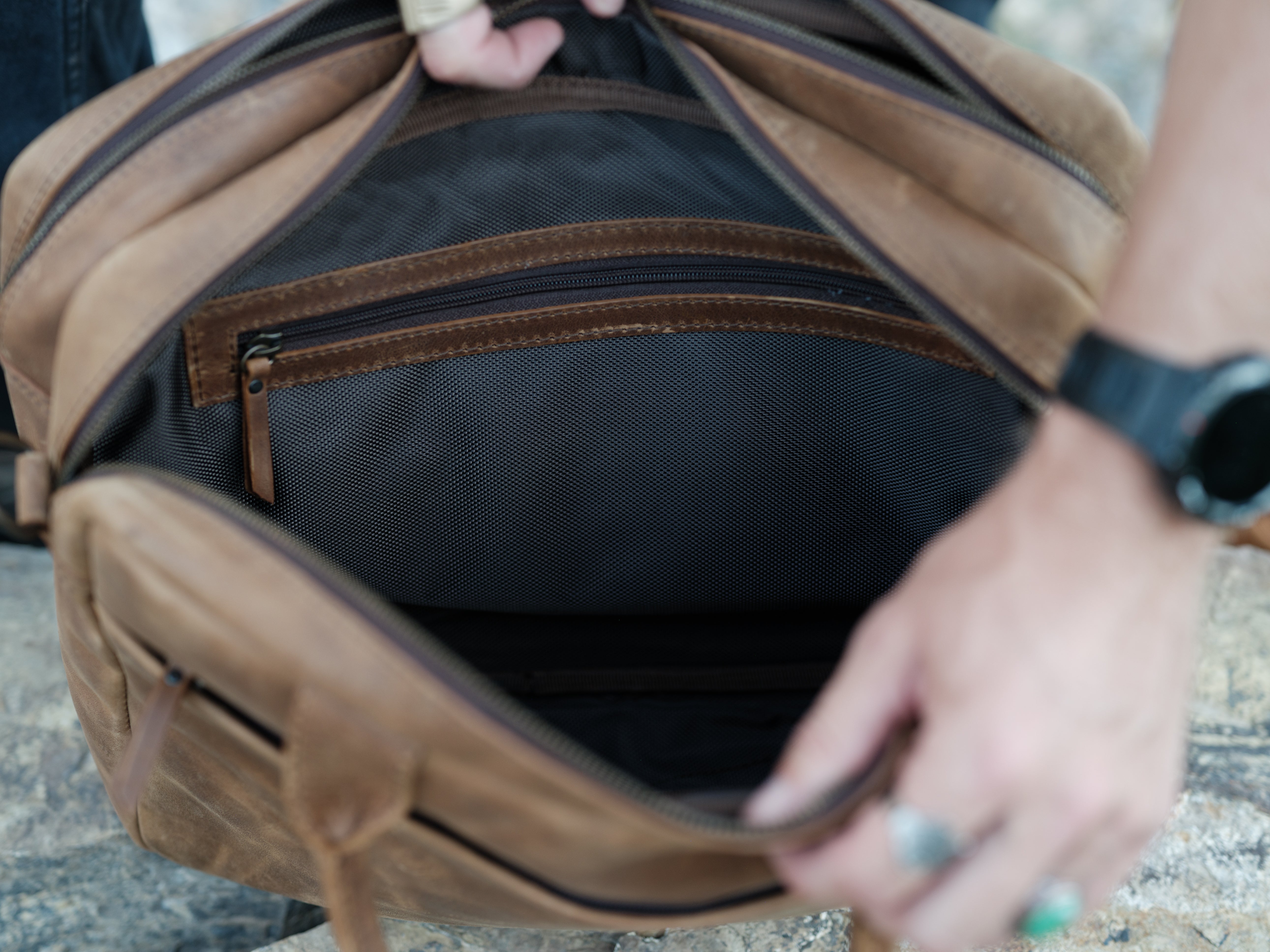 Leather Pilot Briefcase