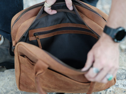 Leather Pilot Briefcase