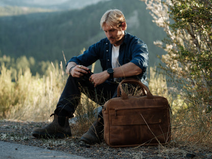Leather Pilot Briefcase