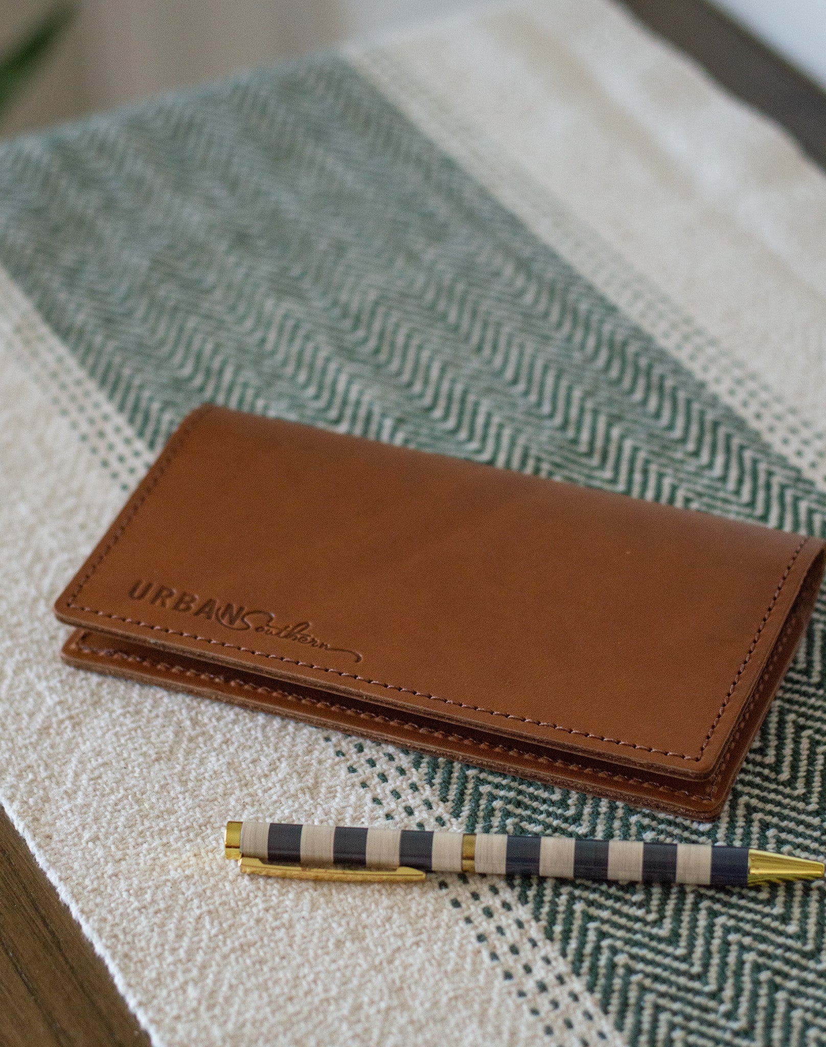 Leather Checkbook Cover