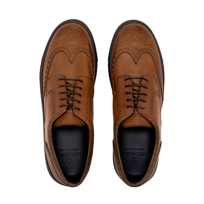 Men's Don Giovanni Wingtips - Cognac Sneakers