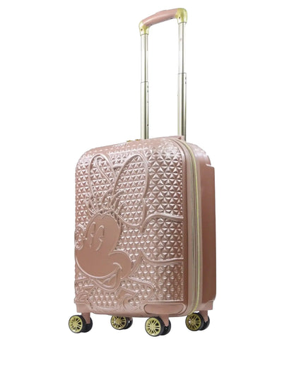 Disney Minnie Mouse FŪL 22.5" Luggage Spinner Rose Gold