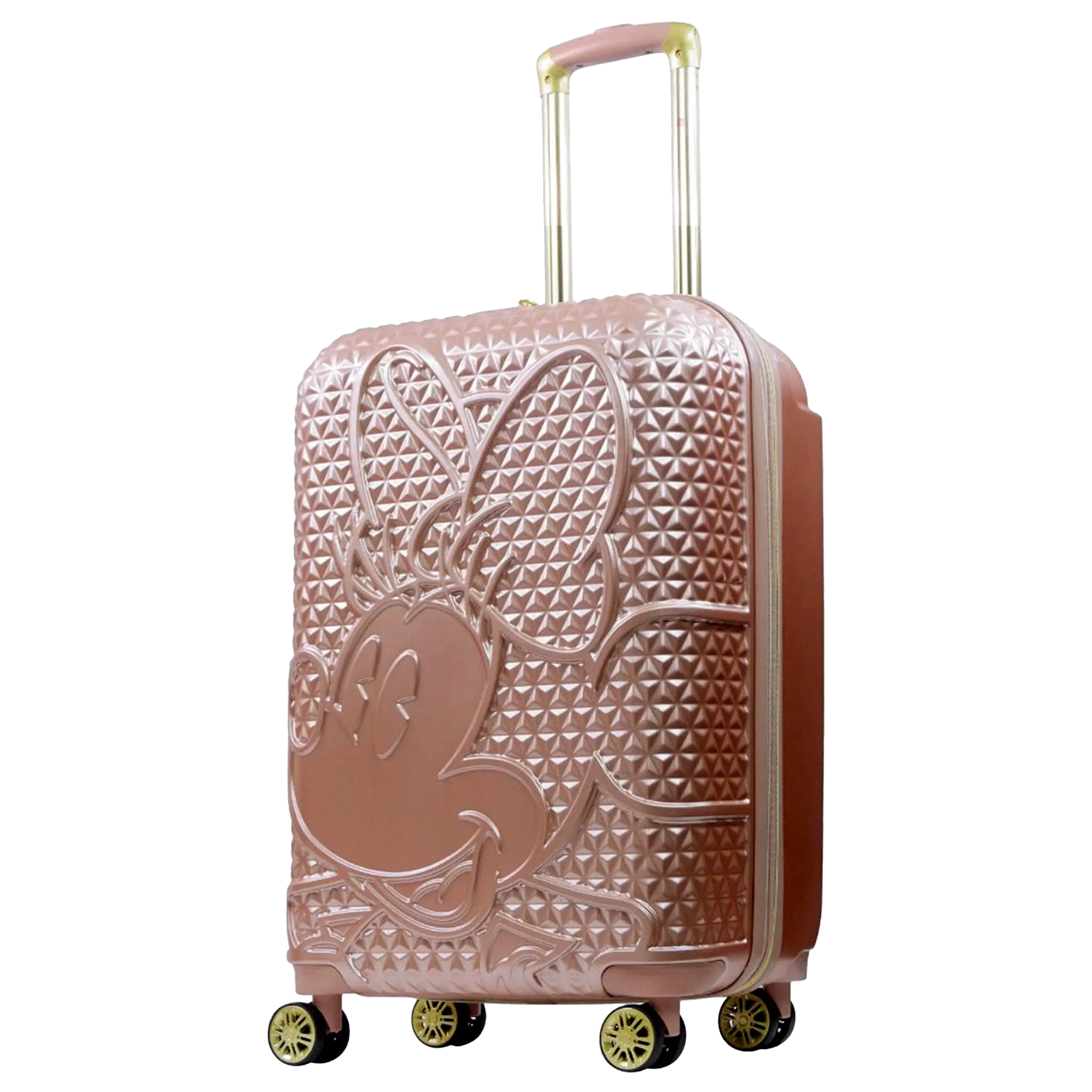 Disney Minnie Mouse FŪL 25" Luggage Spinner Rose Gold