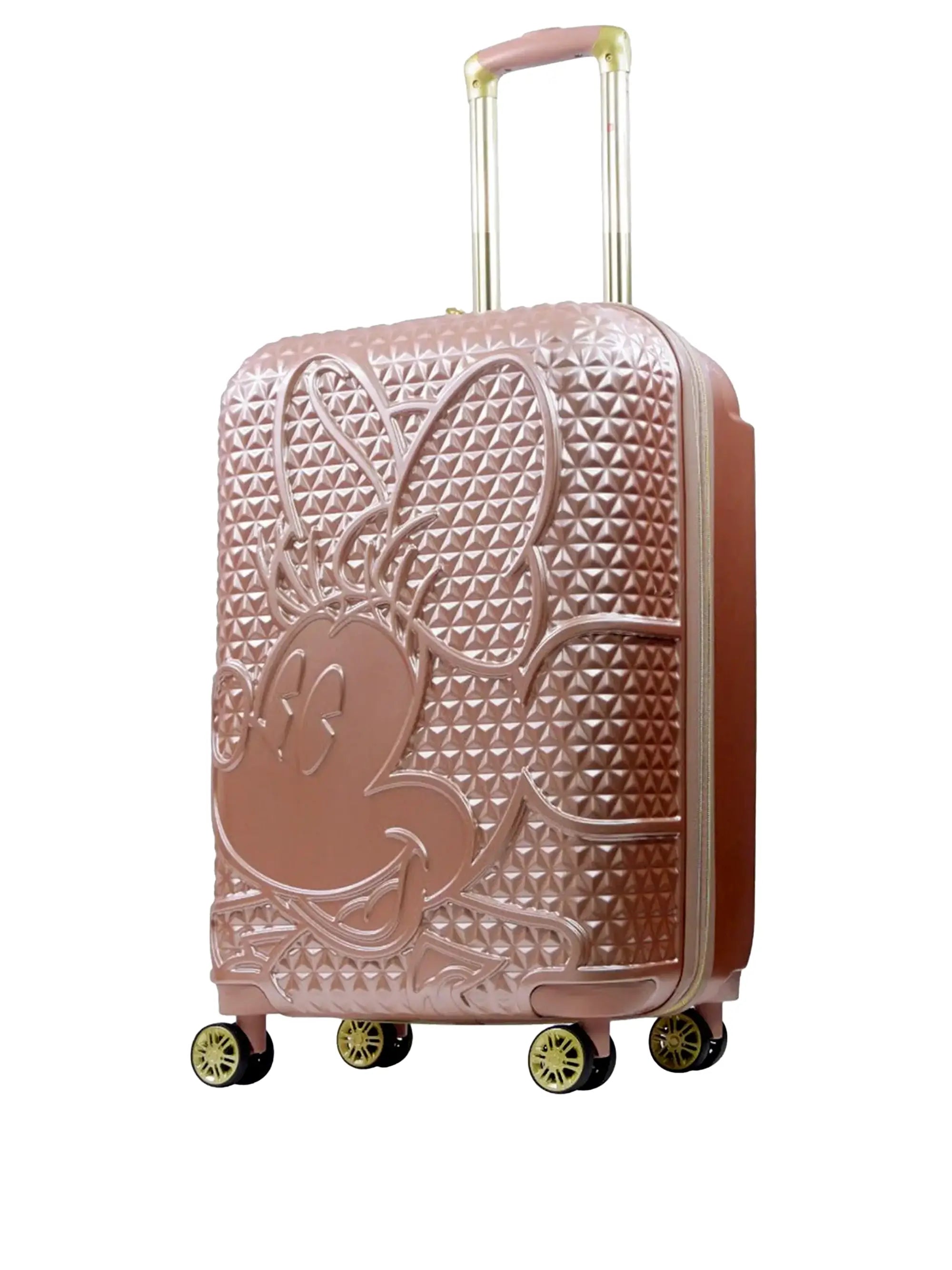 Disney Minnie Mouse FŪL 25" Luggage Spinner Rose Gold