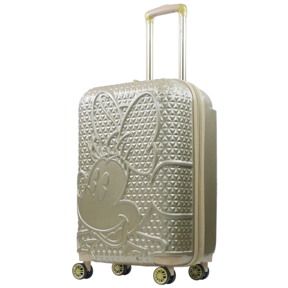 Disney Minnie Mouse FŪL 25" Luggage Spinner Taupe