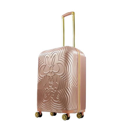 Disney Playful Minnie 26" Spinner Luggage, Rose Gold