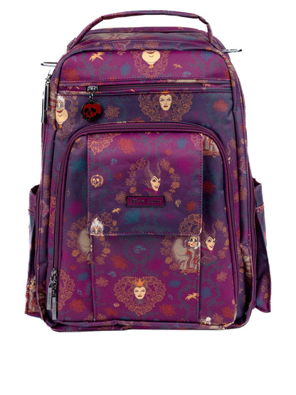 Disney Villains Be Right Back Diaper Bag Backpack — Dark Purple